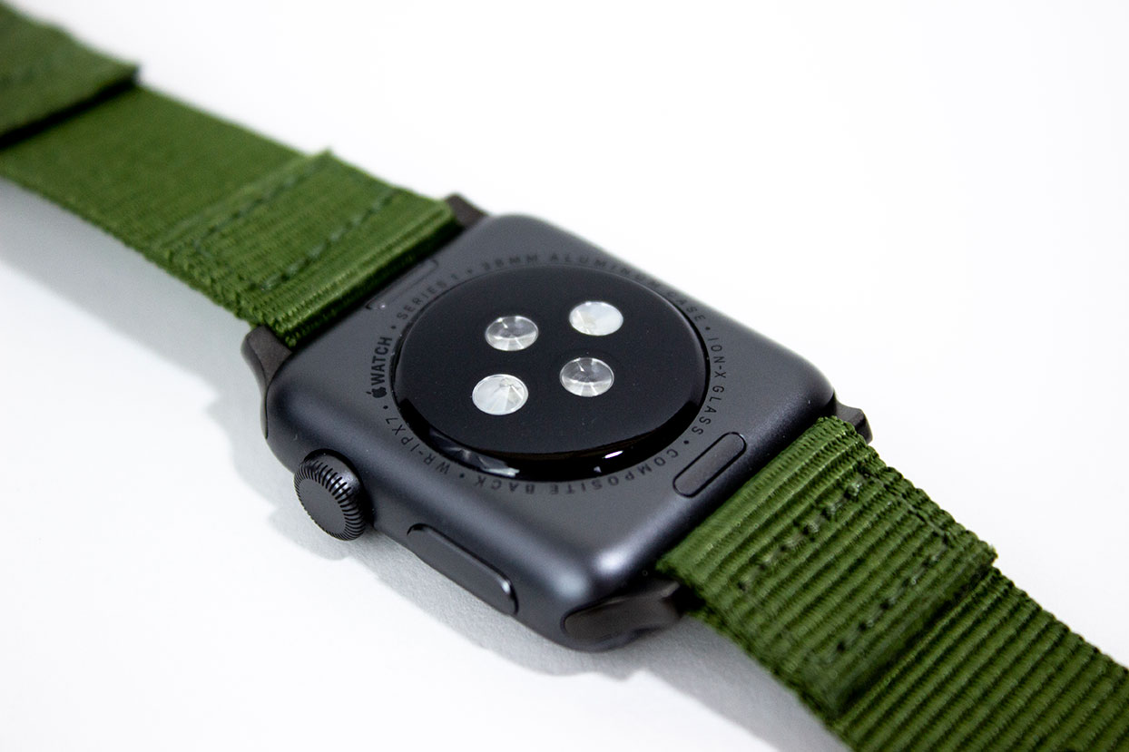 Apple watch Green Strap Back