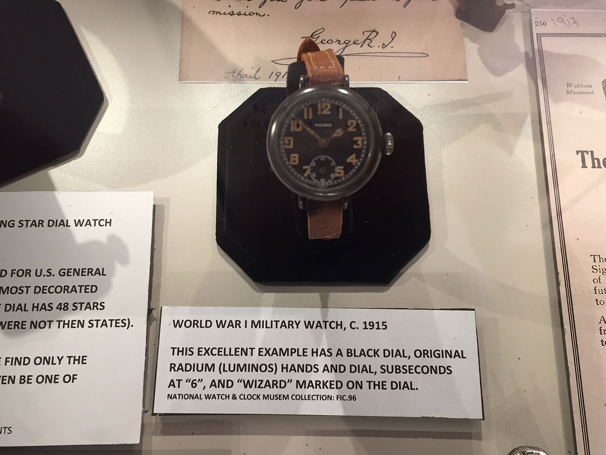 Wizard military wristwatch, circa 1915