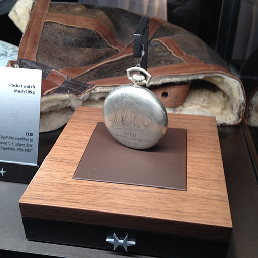 Hamilton pocket watch which was used during Admiral Byrd's first expedition to Antarctica in 1928.