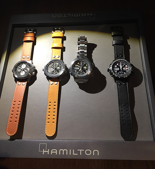 Hamilton chronographs from the Khaki Aviation collection