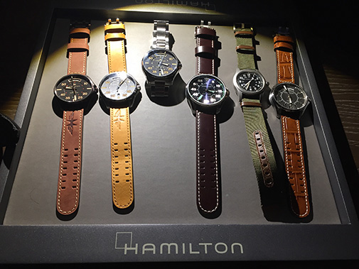 Hamilton watches from the Aviation collection