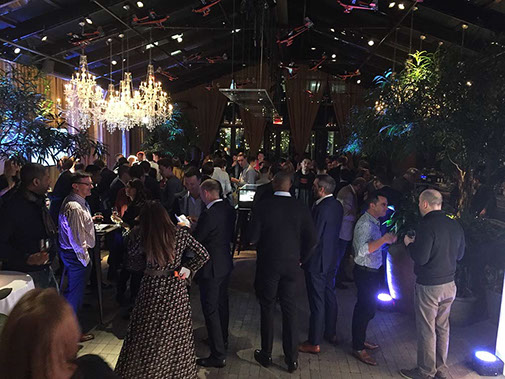 More than 100 guests attended Hamilton and Hodinkee's 100 Years of Timing the Skies Celebration
